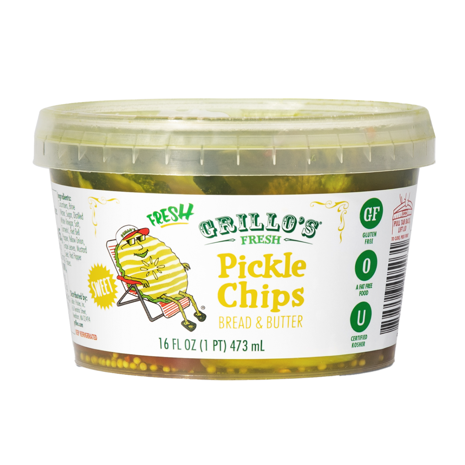 Grillo's Bread and Butter Pickle Chips